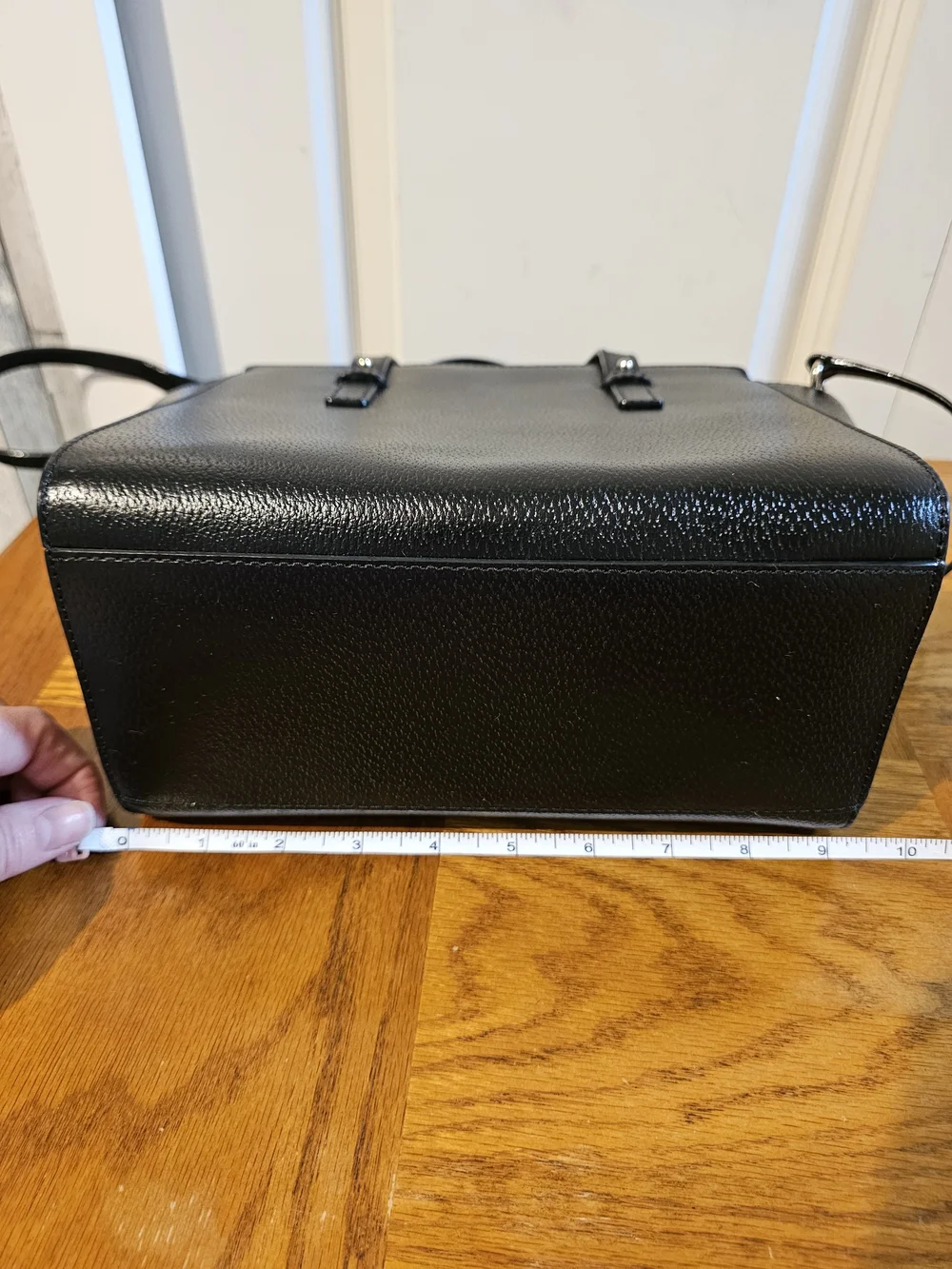 kate spade Black Leather Structured Satchel